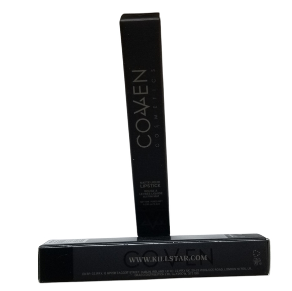 KILLSTAR Coven Cosmetics Matte Liquid Lipstick Lost Highway New In Box - Picture 13 of 15